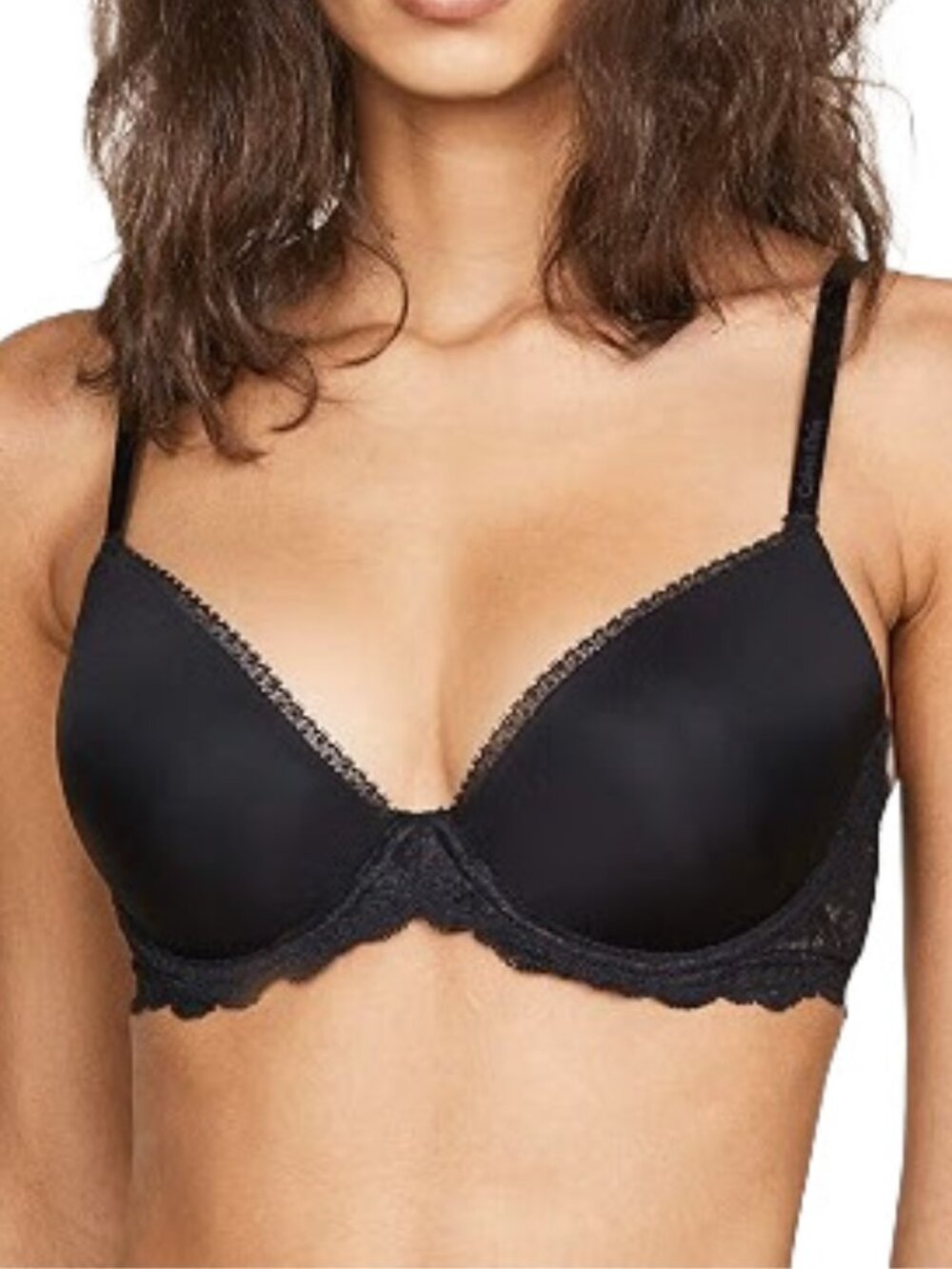 New Calvin Klein Women's Seductive Comfort Demi Lift Multiway Bra, Black, 40B